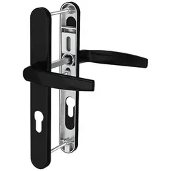 MS Beschläge Schmalrahmengarnitur 8-72mm Schwarz Türdrücker Drücker/Drücker Türstärke 39-54mm