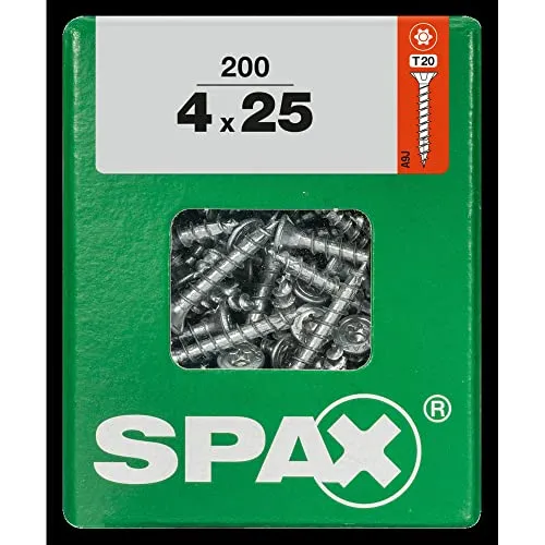 Spax Befestigungen Spax Vollgewinde Trx 4x25, 200 St. 4191020400257