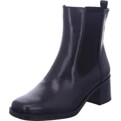 Caprice Stiefelette aus echtem Leder - Elegante Stiefelette aus hochwertigem Glattleder mit 5 cm Blockabsatz und wärmendem Fleece-Innenmaterial. Ideal für stilvolle Auftritte und gemütliche Wanderungen.
