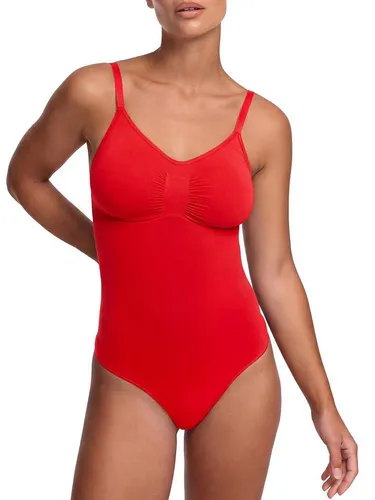 creamy fabrics Damen Shapewear Bodysuit mit String-Rückenteil – Nahtloser Body für einen perfekten Sitz