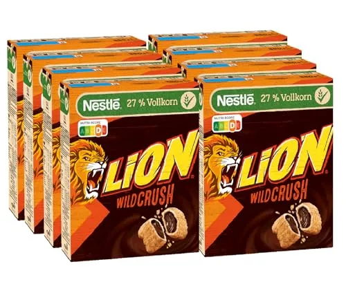 Nestlé Lion Wild Crush 360 g, 8er Pack - Wochenprospekt KW27 2025 - Samstag. Beginnen Sie Ihren Tag energiegeladen mit den knusprigen Frühstückscerealien von Nestlé, ideal für ein ausgewogenes Frühstück!