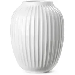 Kähler Hammershøi Vase 25.5 cm weiß - Vase aus hochwertigem Porzellan, elegantes Design mit klaren Linien, ideal für jede Einrichtung und langlebig.