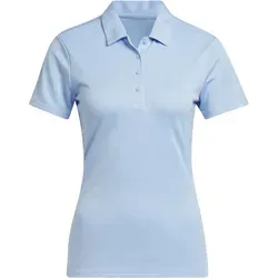 adidas Damen Women's Solid Performance Polo Shirt, Clear Sky, XS - Golfbekleidung aus 100 % recyceltem Polyester, regulär geschnitten für optimalen Komfort und Leistung auf dem Platz.