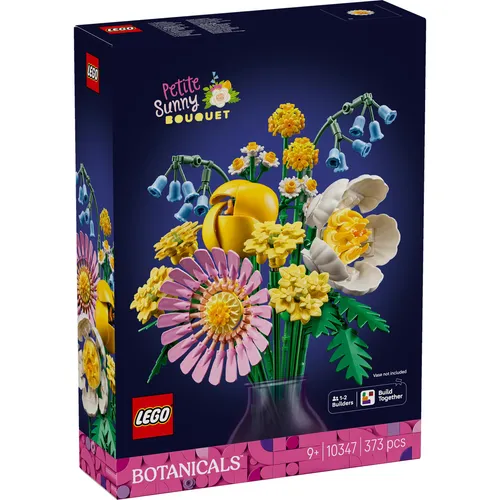 LEGO ICONS Kleiner Sommerstrauß 10347 - LEGO Botanicals Set mit sechs detailreichen Blumen in sanften Pastelltönen. Ideal für kreative Deko und Geschenke, die niemals welken! Perfekt für Blumenliebhaber.