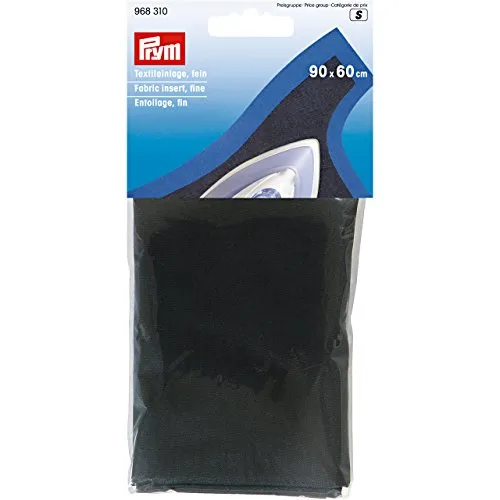 Textileinlage fein schwarz zum Aufbügeln Prym 968310