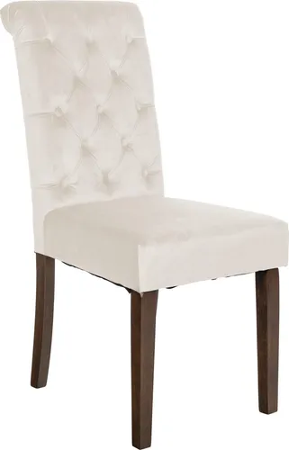 CLP Esszimmerstuhl Lisburn I Chesterfield Design in Creme