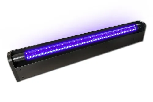 Schwarzlicht LED UV Röhre 60cm Komplettset 10W High Power - Licht & Bühne: Bruchsichere 60cm UV LED Röhre für leuchtende Effekte bei Partys und Shows, ideal für kreative Lichtgestaltung.