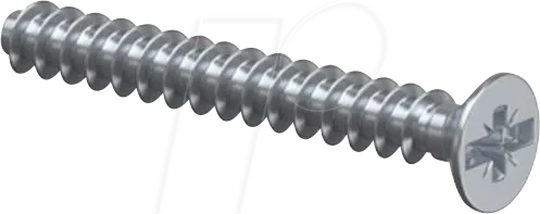 KAISER 2472-25 - Geräteschraube, PlusMinus, Ø 3,2 x 25 mm, gvz