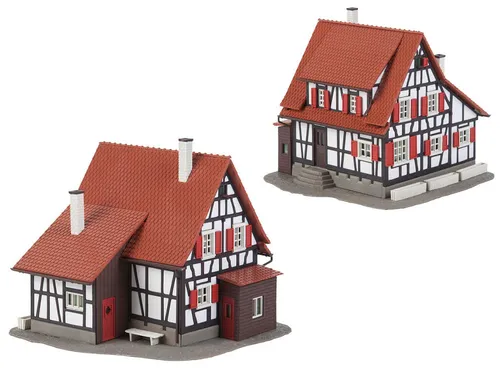 Faller 131374 Fachwerkhaus Modellbau - Detailreiches Fachwerkhaus für den Modellbau, ideal zur Gestaltung von Landschaften und Szenen, hergestellt im Jahr 2022.