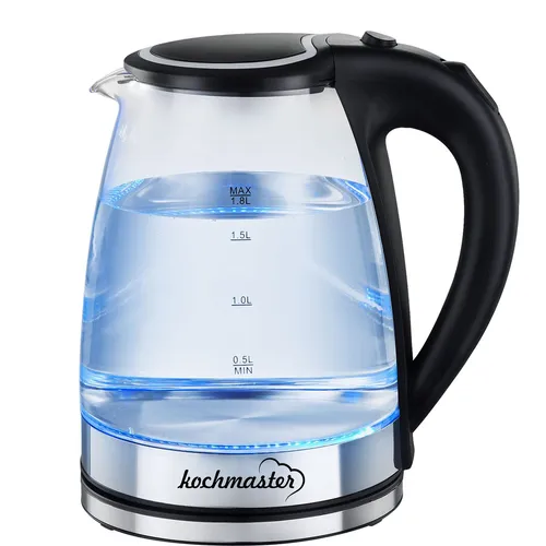 kochmaster Wasserkocher Vitrin Glas Wasserkocher