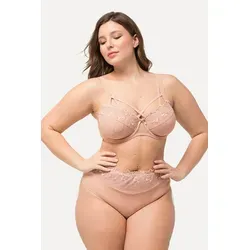 Ulla Popken Slip String-Panty besticktes Mesh orange 46/48