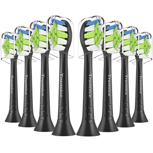 Trustnice Ersatzbürsten Kompatibel mit Philips Sonicare Elektrische Zahnbürste, Zahnbürstenkopf für Phillips Sonicare, 8 Stück
