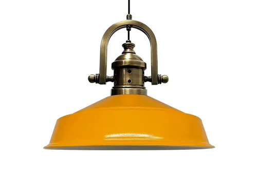 Bamyum Pendelleuchte Asletl in gelb von Bamyum