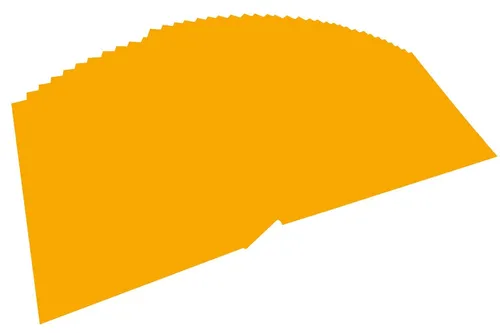 folia Fotokarton DIN A4 300 g/qm dunkelgelb 50 Blatt