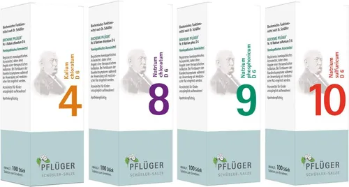 Homöopathisches Laboratoriu Biochemie Pflüger Mit Schwung in den Frühling Kur 4 x 100 Tabletten -