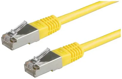 Roline 21.15.0342 RJ45 Patchkabel CAT 5e S/FTP 2.00m Gelb 1St.