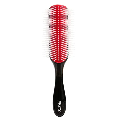 REKGO Haarbürste Ohne Ziepen Kamm Hair Brush d3 Bürste Für Tangle Locken Teezer Lockenkamm Herren Curly Hair Product Nylon Detangling