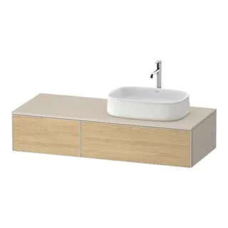 Zencha Konsolenwaschtischunterbau 1300x550mm mit 2 Auszügen von Duravit