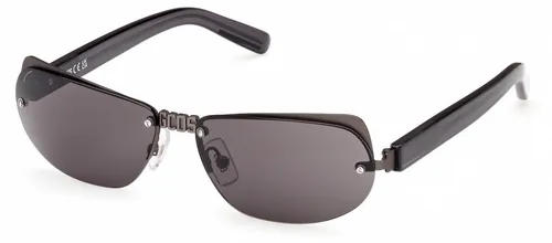 GCDS Sonnenbrille GD0047 09A 58 - Modische unisex Sonnenbrille im Katzenaugen-Stil. Mit verspiegelten Gläsern und 100% UV-Schutz ist sie ideal für sonnige Tage. Der robuste Kunststoffrahmen sorgt für Komfort und Langlebigkeit.