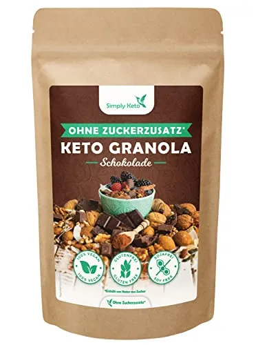 Simply Keto Knusper Granola Schoko