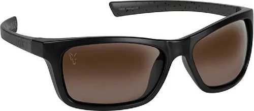 Fox Collection Wraps Green/Black - Brown Lens - Sportbrillen mit stylischem Wrap-Design, ideal für Outdoor-Aktivitäten und optimalen UV-Schutz.