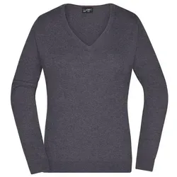 Damen V-Neck Pullover JN658