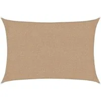 Furnicato Sonnensegel 160 G m² Taupe 2x25 M Hdpe