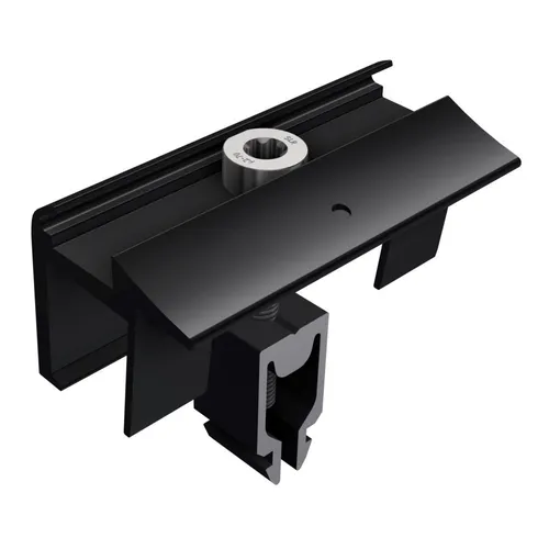 Produktbild SL Rack Endklemme mit Erdung, schw 96162-01 Endklemme Endklemme