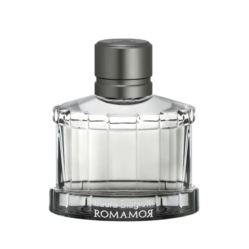 Laura Biagiotti Romamor Uomo Eau de Toilette - Herrendüfte mit orientalisch-holziger Komposition, die maskuline Eleganz und sinnliche Wärme vereint. Ein langanhaltender Duft für den modernen Mann.