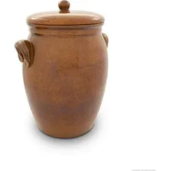 Original K&K Rumtopf 5,0 Liter - Vielseitiger Keramiktopf für Fruchtliköre - Töpfe & Pfannen, ideal zum Einlegen von Früchten und für kreative Rum-Kreationen mit 5 Litern Fassungsvermögen und hitzebeständiger, allergikerfreundlicher Keramik.