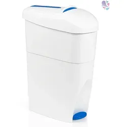 Blanc HYGIENIC Damenhygiene-Behälter mit Fußpedal von Blanc Hygienic