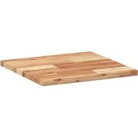 vidaXL Quadratische Tischplatte aus Massivholz, 40x40x2cm - Esszimmertisch aus robustem Akazienholz, ideal für Esstische oder Beistelltische. Langlebig und pflegeleicht für vielseitige Verwendung in Wohn- und Geschäftsräumen.