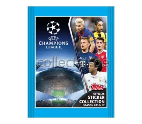TOPPS Champions League 2016/17 Sticker - 1 Tüte