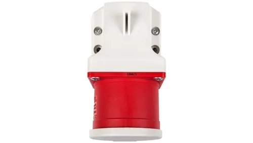 Empfängerstecker mit Klappe 32A 5P 400V rot IP44 525-6d in rot von PCE