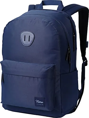 Nitro Urban Plus - Old School Daypack mit 28L Volumen, gepolstertem Laptopfach und ergonomischem Tragekomfort für Schule und Alltag