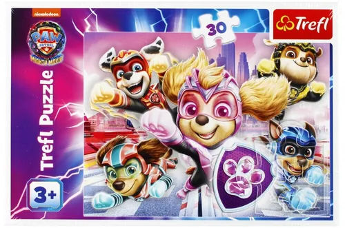 Puzzle 30 elementów Psi Patrol Bohaterowie Miasta TREFL 18298  TR 5900511182989