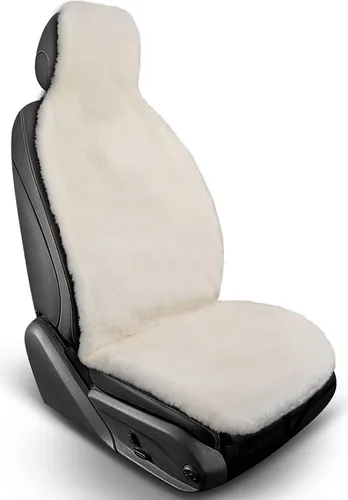 Lammfell Wohnmobil Sitzauflage Sitzbezug für Dethleffs Globetrail Classic Advantage Lammfell Auflage - Beige