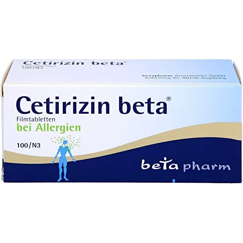 CETIRIZIN beta Filmtabletten 100 St von betapharm