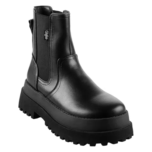 BUFFALO PLUTO CHELSEA VEGAN N Schwarz in schwarz von Buffalo