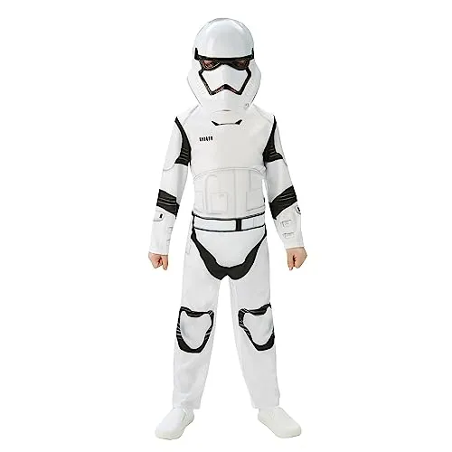 Rubie's 3620267 - EP7 Stormtrooper Classic Kinderkostüm, L (7-8 Jahre) - Kostüme für Kinder, perfektes Stormtrooper-Outfit für Halloween und Kostümpartys, bequem und vielseitig für jede Jahreszeit.