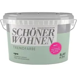 Schöner Wohnen 2,5L Trend Wandfarbe matt Spa von SCHÖNER WOHNEN