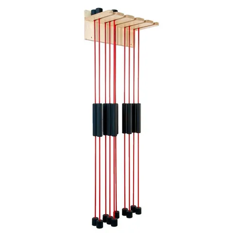 Sport-Thieme Swingstick Schwingstab-Wandhalterung - Swingsticks Wandhalterung für ca. 25 Schwungstäbe, sorgt für Ordnung und Platzersparnis im Geräteraum, aus robustem Holz gefertigt.