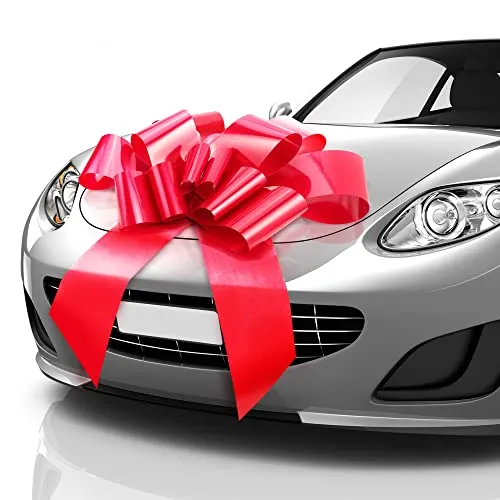 Produktbild Mata1 – Riesige Autoschleife – Rot, 76 cm