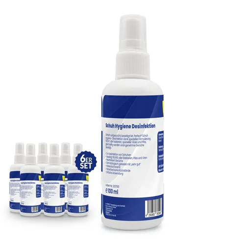 Mr. Perfect Hygiene Schuhdesinfektion 6x100ml Anti Pilz Desinfektionsmittel