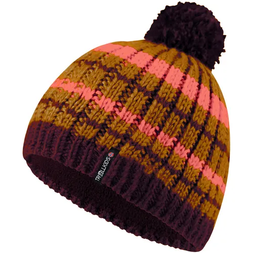 Trollkids Kinder Hafjell Bobble Mütze (Größe 48 , rot)