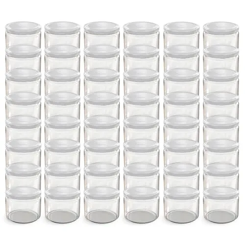 Oputec 48 x 282 ml Einmachgläser mit Schraubdeckel – Ideal für Marmelade und mehr - Hochwertige 282 ml Einmachgläser mit luftdichtem Schraubdeckel, perfekt für Marmelade, Dips und Gewürze. Spülmaschinenfest und nachhaltig produziert in Deutschland.