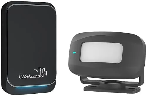 CASAcontrol Alarm Bewegungsmelder: Funk-Durchgangsmelder & Alarm