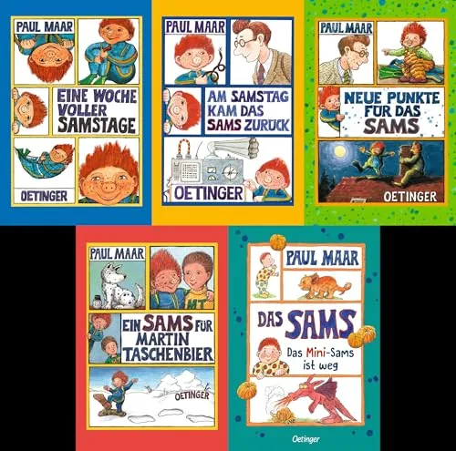Das Sams Band 1-5 plus exklusives Postkartenset