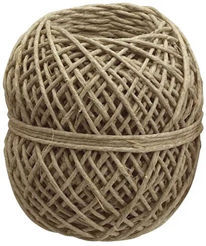 Bindfaden, 200m lang, für Paketgewicht 8kg, Innenablauf, Stärke 2mm, beige