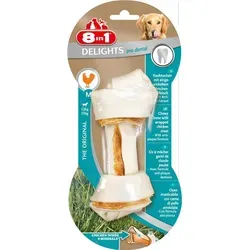8in1 Pro Dental Knochen M - gesunder Kauknochen für mittelgroße Hunde, reduziert Zahnbelag und fördert frischen Atem